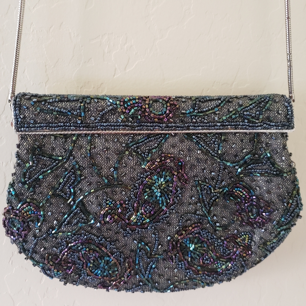 Vintage Inspired Beaded Purse